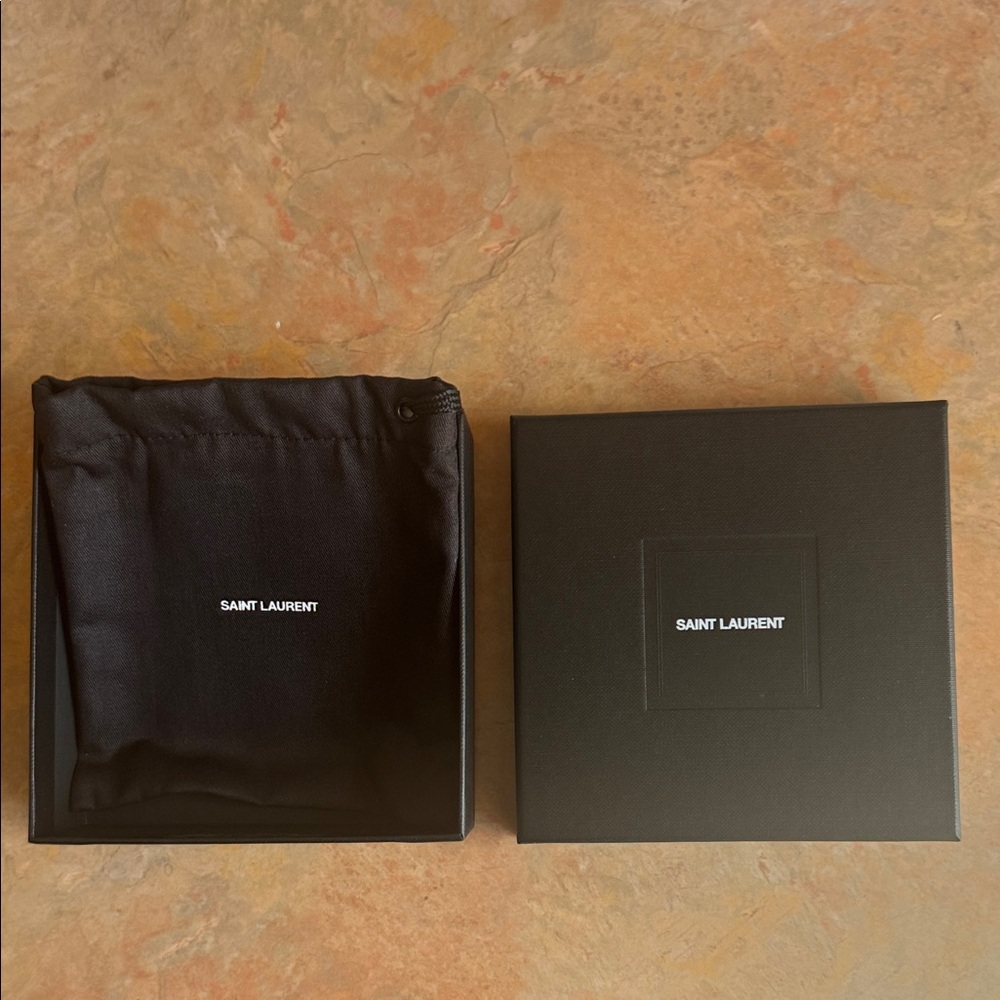 Saint Laurent Square Black Box with Dust Bag